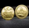 Arts and Crafts Recruitment of Wealth and Treasure Lucky Coin 3D Relief Crafts
