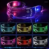 Décoration de fête 1-2PC 7 Couleurs Lunettes Décoratives Lunettes Lumineuses Colorées LED Light Up Lunettes Pour Bar Neon Vacances Mariage Anniversaire