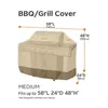 Outils de barbecue Accessoires 600D Oxford Cloth Barbeque Cover Waterproof Rain Protective Weber Heavy Duty Grill Outdoor UV Resistant 230706