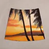 Skirts Palm Tree In Beach Mini Skirt Dresses School Skorts For Women