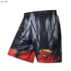 Heren Shorts Boxing Shorts Mannen Gym Training Sport Kickboksen Gevechten Korte Broek Super Hero 3D Pocket Zip Losse Fitness Hardlopen BJJ Heren Shorts 230707