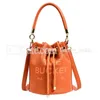 Lady Luxury the leather bucket bag Mujeres hombres Diseñador tote clásico Cordón hombro moda billetera cubos monederos Bolso de nylon Crossbody Bolsos unisex cuero