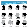 Halsdukar 70-tals retro anslutna bollar i toner mönster bandana nacke gaiter tryckt mask halsduk multi-use headwear springa för män kvinnor vuxna