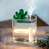 Fuktare 160 ml Cactus Ultrasonic Air Firidifier Färg Ljus USB Essential Oil Diffuser för bilrenare Arom Diffusor Mist Maker