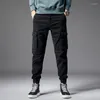 Мужские джинсы модная уличная одежда мужская эластичная шишка