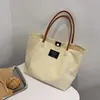 Evening Bags Trendy Canvas Tote Bag Shouler LargeCapacity Handbag Casual Designer Messenger Student Reusable Shopping Beach 230707