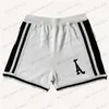 Men's Shorts 2023ss Black Apricot SHORTS Men Women Embroidery Letter Knitted Shorts Male Casual Sports Shorts T230707