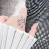 Cluster Rings Fashion Butterfly Ring Jewelry Original 925 Sterling Silver 5A Cubic Zirconia Party Wedding Band For Women Finger