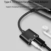 2 in1 Type C Adapter Aux Audio Cable Charge Adapter USB Type C to Jack For Xiaomi Mi 6 Huawei with bags