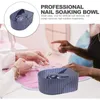 Nail Gel Trempage Bowl Polish Remove Wash Manucure Spa Tool