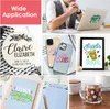 Pencere Filmi Htvront 100pcs 12x12inch Çok Renkli Kendinden Yapışkan Vinil Sac Cricut Craft DIY Cups Dekor 230707