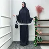 Roupas étnicas Robe Abaya Dubai Turquia Hijab Vestido Muçulmano Kaftan Abayas Para Mulheres Qatar Caftan Tesettur Elbise Oração Ramadã Islâmico