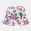 Berretti 2023 Spring Cotton Print Bucket Hat Fisherman Outdoor Travel Sun Cap per uomo e donna