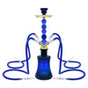 21,6 pollici Narghilè Set Glass Metal Bar night multiplayer Glass Shisha Beaker Fumo Nuovo sul mercato shisha Filtro per sigarette Arabian Oil Rigs Designer