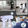 Steamer Nano Steam Gun Cura dei capelli Nano Hydration Sprayer Dyeing Care Blue Micro Mist Machine Spray Steamer Trigger Portable 230706