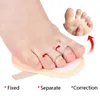 Meias Femininas 1Pcs Unissex Hamer Teen Kussens Protector Separator Ondersteuning Pads Tijdelijke Corrector Straightener Bunion Guard