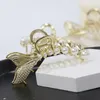 Hair Clips Fashion Barrettes Pearl Hairclips Metal Hollow Out Fish Tail Vintage Golden Mermaid Hairpins For Women Jewelry