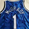 Clássico Retro Bordado Autêntico 2003-04 Basquete 1 TracyMcGrady Jersey Vintage Stripe PennyHardaway Jerseys Real Costurado Respirável Esporte Shorts # 32