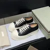 Scarpe casual di marca di lusso da donna in pelle stringate con fondo spesso scarpe firmate semplici scarpe di tela casual