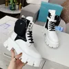 Designer-Stiefel, Stiefeletten für Damen, Monolith Martin Booties, Plateau-Pantoletten, flacher Schuh, klassische Retro-Schuhe