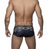 Maillots de bain pour hommes Boxer de bain pour hommes Short Black Print Maillots de bain Hommes Boxer de natation Shorts de plage Surf Suit Beachwear Homme Maillot de bain J230707