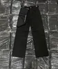 Pantalon Original Far Archive Genou Plissé Légèrement Évasé Côté Détachable Poche En Nylon Pantalon Décontracté Hommes Streetwear Pantalon