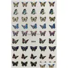 Stickers Decals Nail Art Laser Butterfly Colorf 3D Back Glue Diy Nails Decal Sticker Self Adhesive Acrylic Tips Tool Lhq043 Drop D Dhew9
