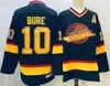 Outros Artigos Esportivos Bure Jersey 10 Vancouver Ice Hockey 16 Linden Retro Sport Sweater Letras Costuradas Números Preto S XXXL 230706