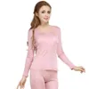 100% vraie soie femmes longs caleçons ensemble dames vêtements chauds Femme sous-vêtement thermique ensembles femmes corps costumes femmes longs caleçons 20310r