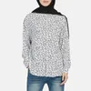 Vêtements ethniques Femmes Mode Impression Chemises Casual Manches Longues Musulman Ramadan Blouse Élégant Islamique Tunique Tops Vestiti Donne Musulmane