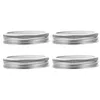 Set di stoviglie 4 pezzi Mason Jar Sprout Coperchi Schermo in acciaio inossidabile Germogli di ricambio Germogli Creatore Vasi di scarico Kit per coltivazione