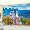 Tapestries Golden Hall Scene Home Decoration Art Tapestry Decoration Yoga Mat Room Room Bedroom Tapestry R230710