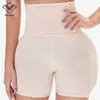 Body Shaper Intimo corto Donna Fajas Colombianas Shapewear Hip Pads Butt Lift Waist Trainer Butt Lifter Mid Thigh Shaper