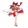 Anime Manga 20-41cm Touhou Project Anime Game Action Figure Hakurei Reimu Manga Statue Garage Kits Beautiful Girl Collectible Model Toys L230706 L230706