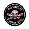 Dieu pardonne hors-la-loi ne pas moto brodé Patch motard fer sur Patch pour veste gilet cavalier broderie Patch F273E