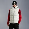 Hiver Designer Puffer Vest Mode Hommes Gilet Vers Le Bas Manteaux Chaud Designer De Luxe Sans Manches Puffer Veste Parkas Surdimensionné