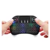 Pc Télécommandes Colorf Rétroéclairage Air Mouse Clavier 2.4G Claviers Sans Fil Toucad Mini Rii I8 Contrôle Pour Android Tv Box Drop De Dhtv7