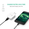 Adaptateur de charge rapide QC 3.0 Chargeur mural 5V / 2.4A Prise USB Adaptateur de voyage à domicile Pour iPhone Pour Huawei Pour Samsung Plusieurs modèles de téléphones