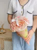 包装紙アイスクリームコーンフラワーブーケ包装紙増粘段ボール花柄手作り DIY 包装材 10 枚 230707