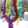 24 colori fiore di seta artificiale glicine 34 cm orchidea stringa rattan casa giardino appeso a parete fiori vite centrotavola festa di natale matrimonio