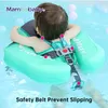 Sand Play Water Fun Mambobaby Solid Non-inflatable Baby Swimming Float With Canopy born Lying Ring Pool Toys Infant Swim Trainer Floater Dropship 230706