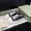 Scarpe casual di marca di lusso da donna in pelle stringate con fondo spesso scarpe firmate semplici scarpe di tela casual