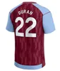 KAMARA 23 24 Home Aston villaES Soccer Jerseys 2023 2024 WATKINS BUENDIA McGINN EL GHAZI DOUGLAS LUIZ MINGS KONSA CASH men kids Jersey kit football Shirts