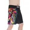 Men's Shorts SOTF Color Tiger Print Breathable Fitness Ferocious mma shorts Fighting Tiger muay thai boxing shorts kickboxing sanda short mma 230707