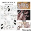 Stickers Decals French Retro 3D Nail Art Embossed Flower Ribbon Adhesive Nails Charm Manicure Decorations Diy Accessories Drop Del Dh0Gj