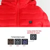 Vestes pour hommes Ebaihui Vestes chauffantes Down Cotton Warm Winter Hommes Femmes Cothing USB Chauffage électrique Veste à capuche Manteau thermique Fast Ship Asian SIZE Z230710