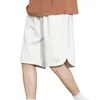 メンズショーツファッションフィットネスミッドライズ膝丈薄型ボディービルスポーツショートパンツ速乾性バスケットボールストリート