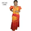 Vêtements Ethniques Africains Robes Femme BAZIN RICHE Robe Brodée Design Long219x