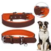 Dog Collars Small Medium Large Dogs Pug Collar Ultra Soft D-Rings Design Microfiber Faux Leather Anti-lost For Outdoor