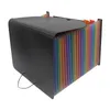 Filing Supplies Portable A4 File Folder 13 24 Pockets Multilayer Rainbow Solid Extensible Organ Bag For Whitecollar Workers Teacher 230706